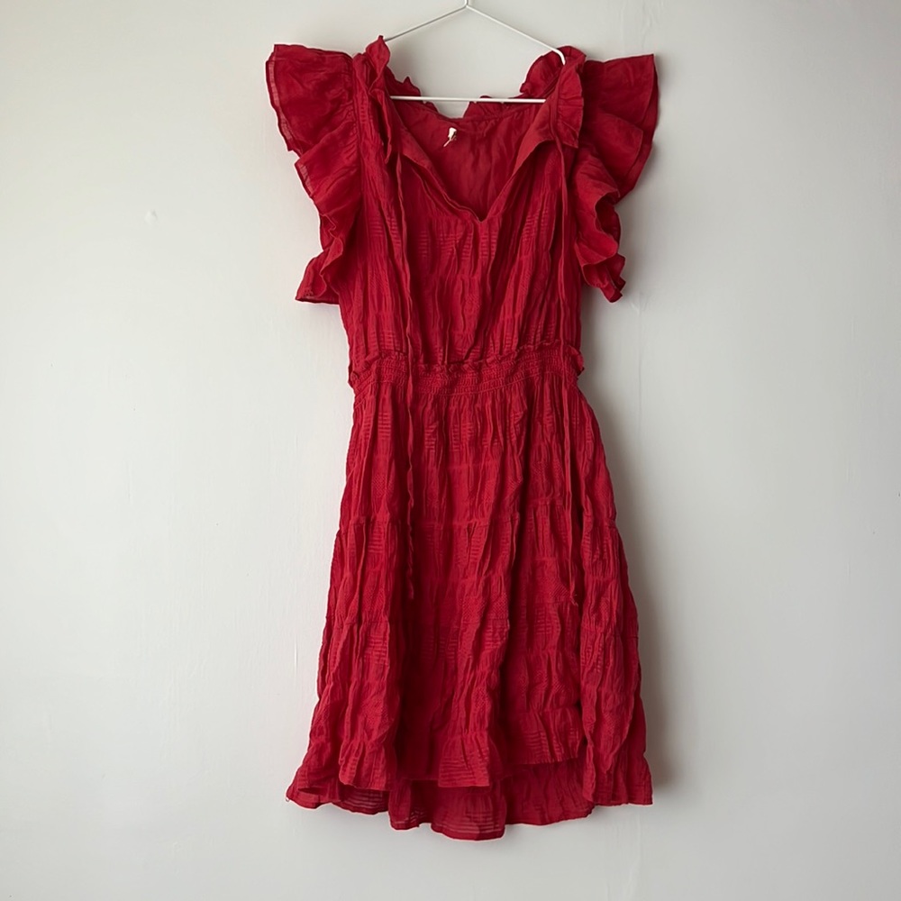 Max Studio Red Mini Dress Size Large